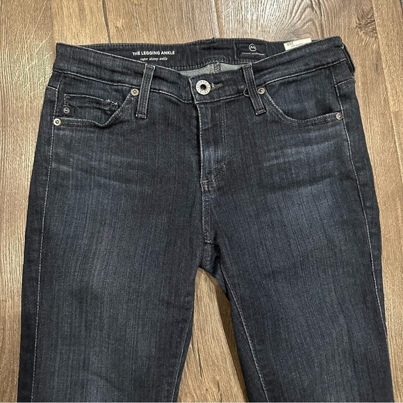 AG Adriano Goldschmied Jeans Women 25 Blue The Legging Ankle Super Skinny Dark - Picture 2 of 11